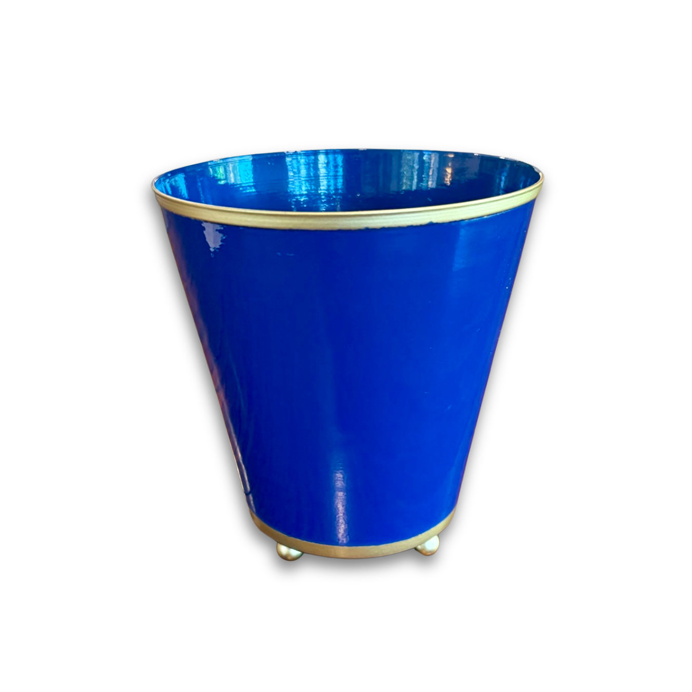 Tole Cachepot Planter