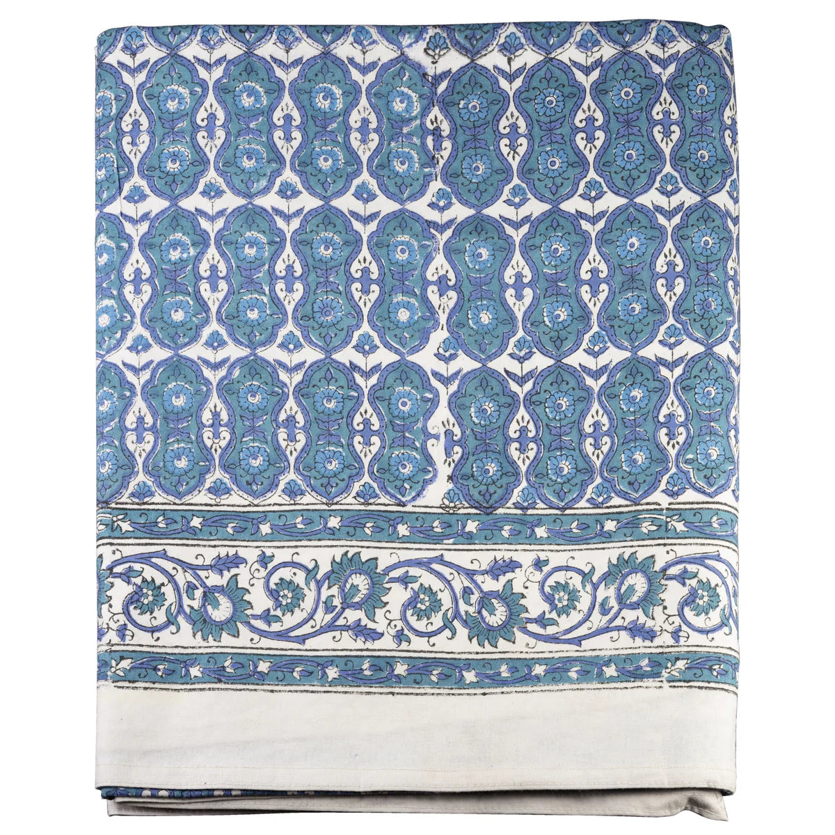 Block Print Cotton Tablecloth
