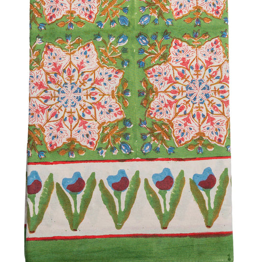Block Print Cotton Tablecloth