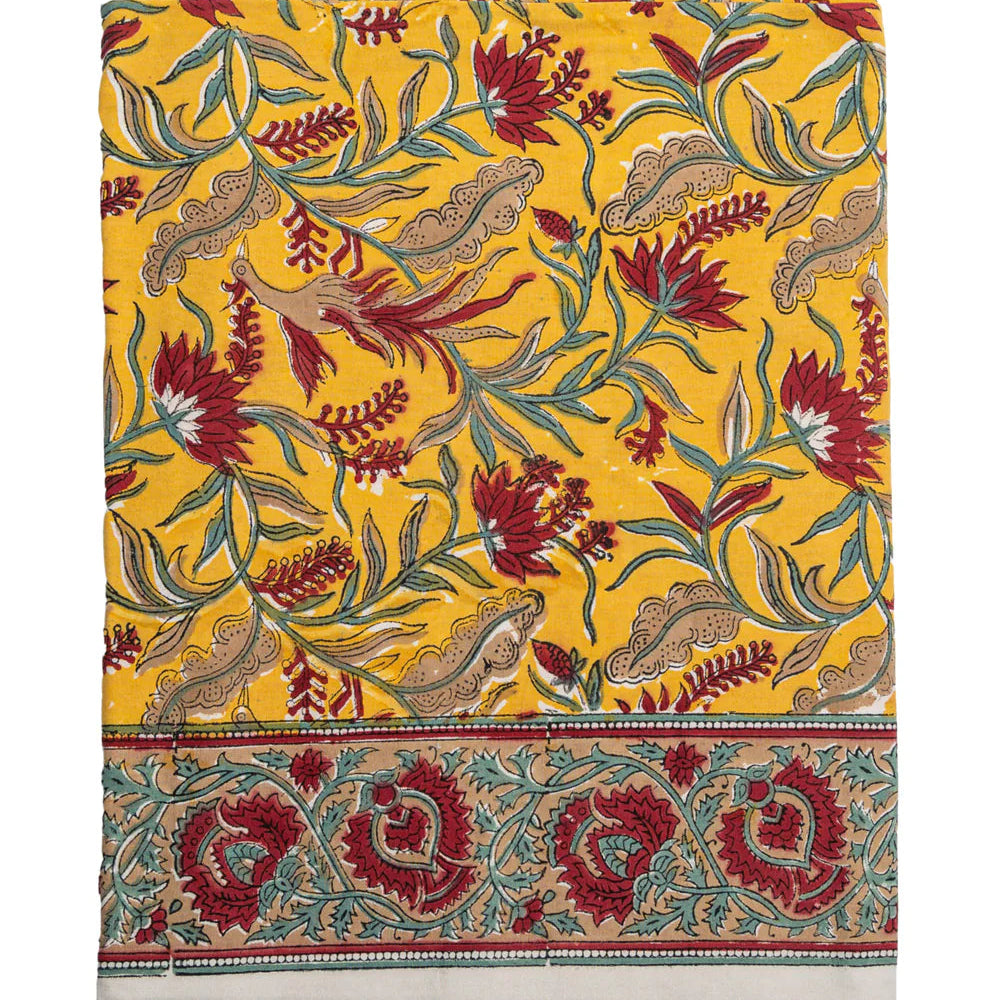 Block Print Cotton Tablecloth