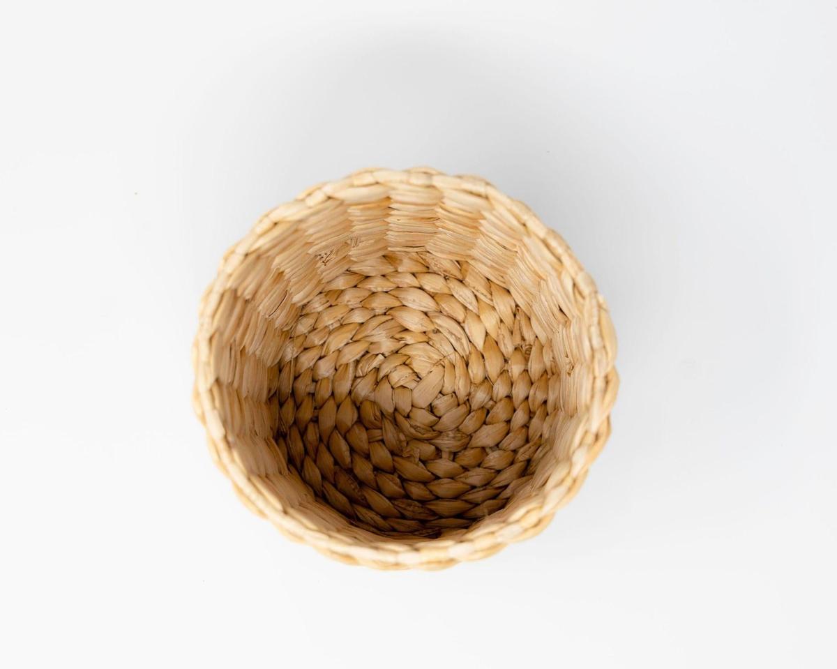 Classic Banana Weave Cachepot | Natural Woven Planter or Organizer