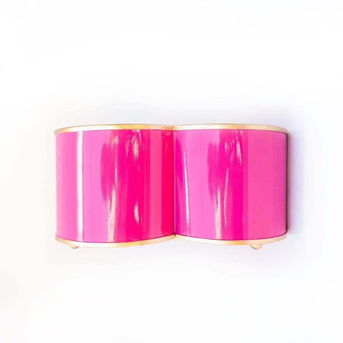 Classic Tole Quatrefoil Planter | Hand-Painted Metal Cachepot Centerpiece