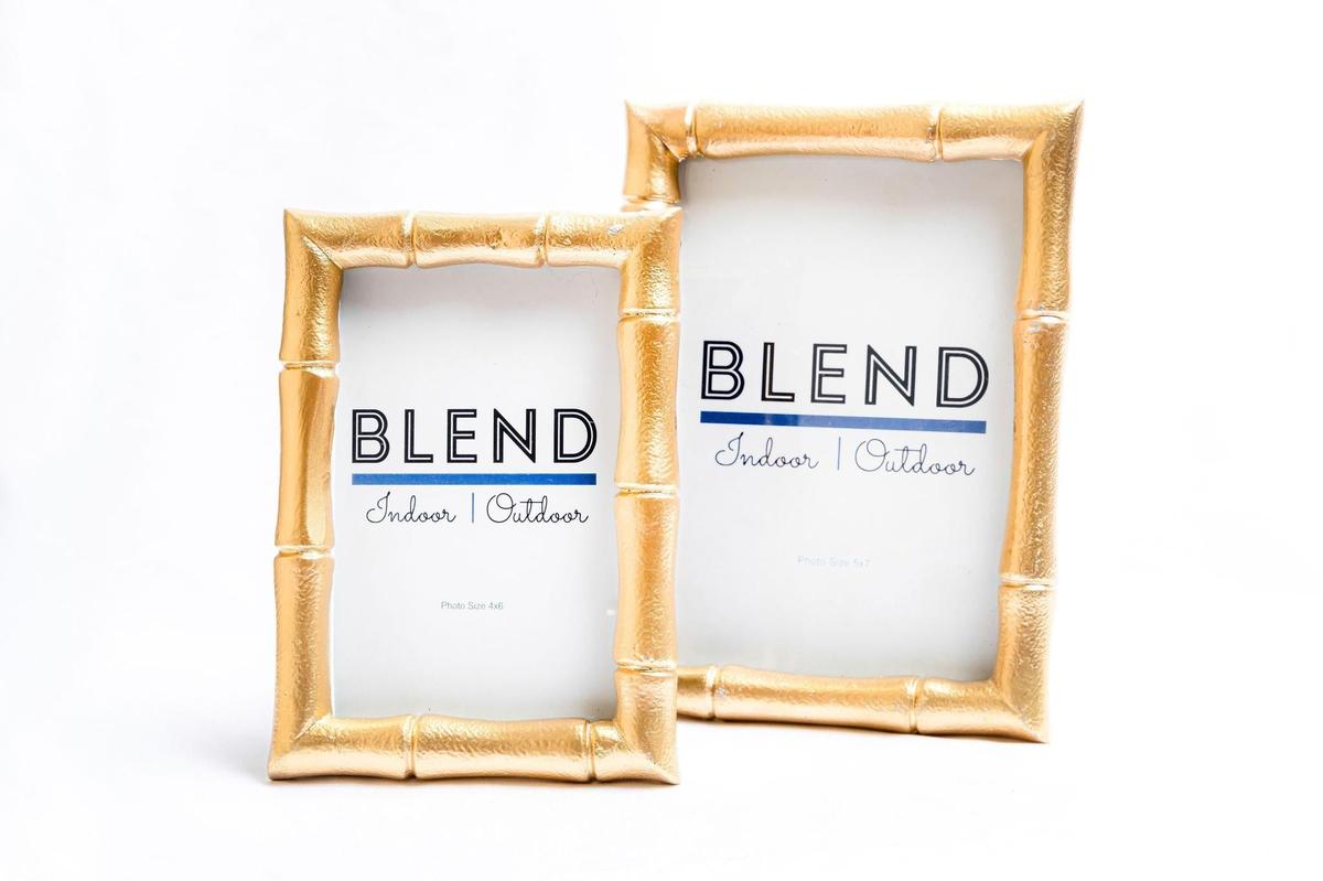Faux Bamboo Gold Chinoiserie Picture Frame | 5x7 | 4x6