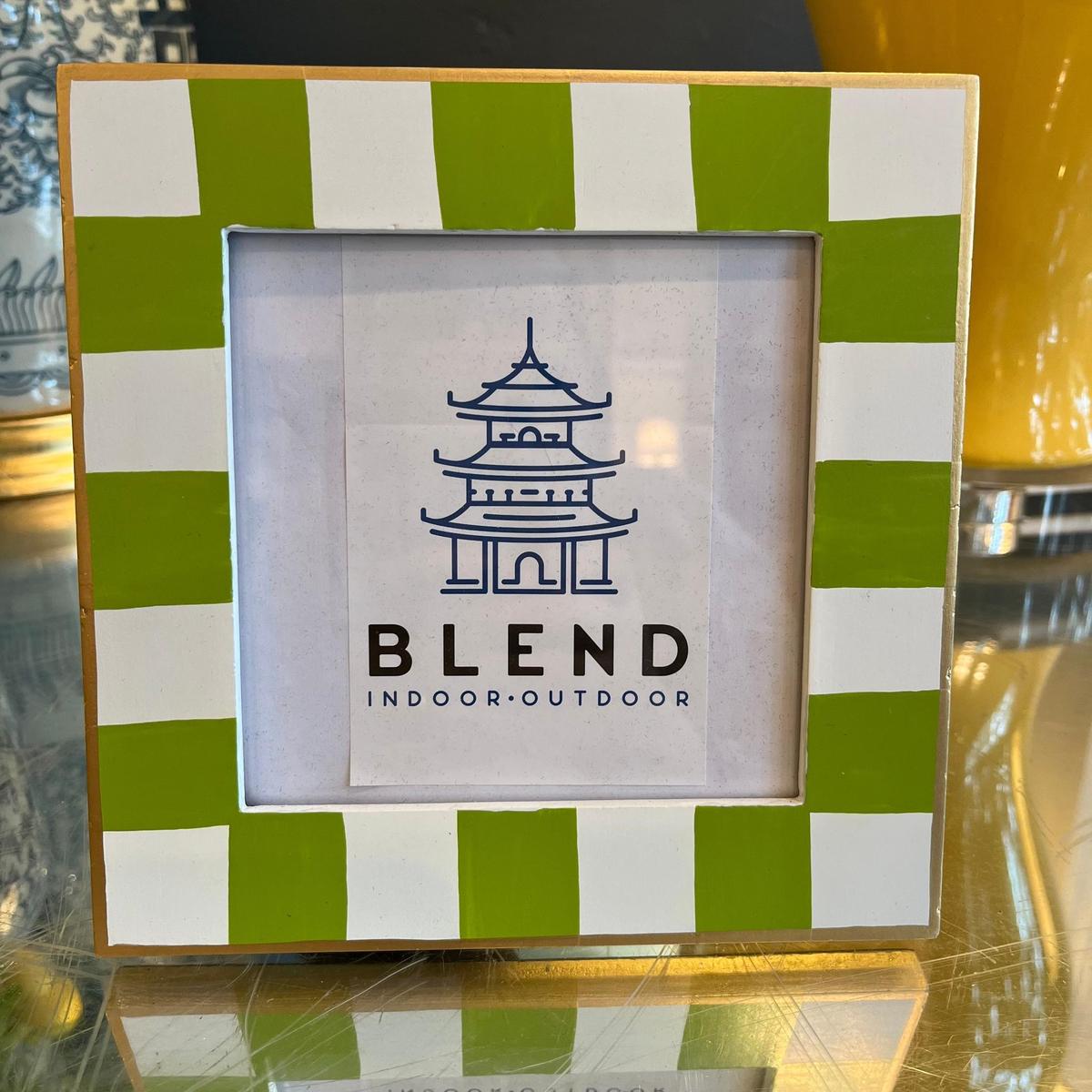 Hand Painted Checkered Frame