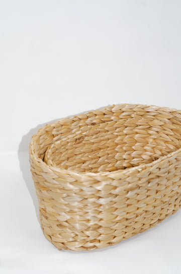 Oval Banana Weave Basket