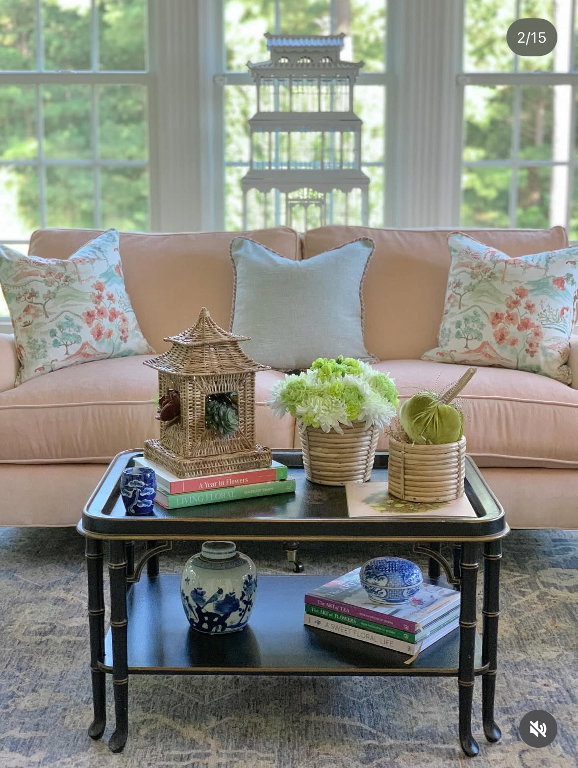 Classic Cane Cachepot | Handwoven Garden Planter