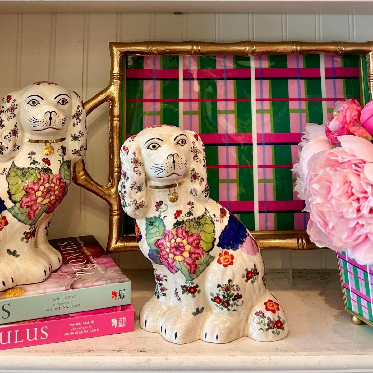 Lidded Chinoiserie Scented Candle