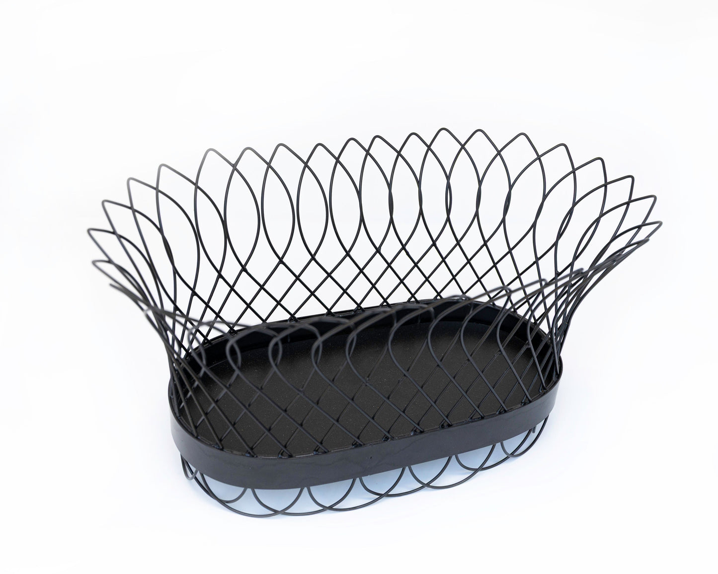 Elegant French Wire Metal Planter Basket