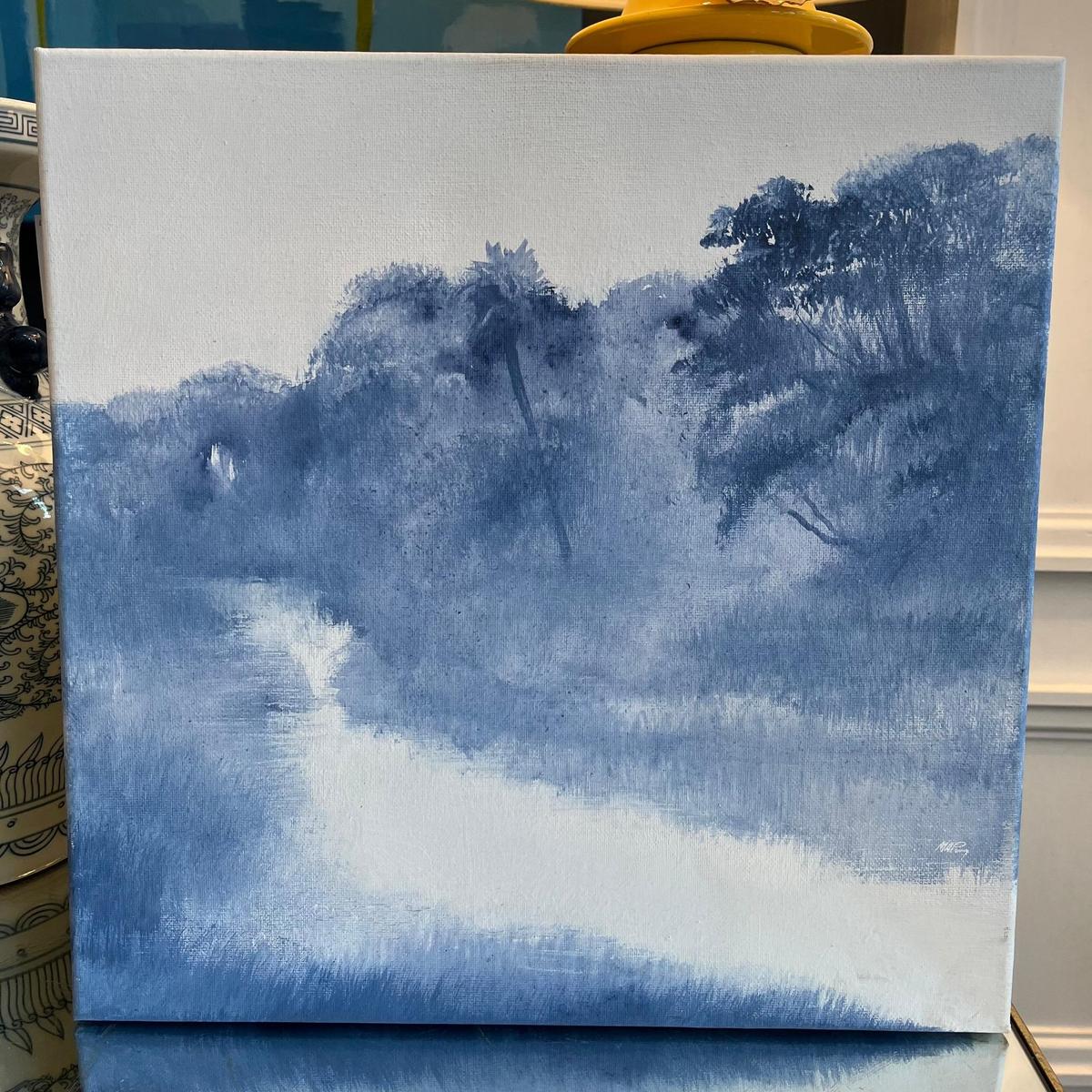 Mike Perry Blue Wash Palms