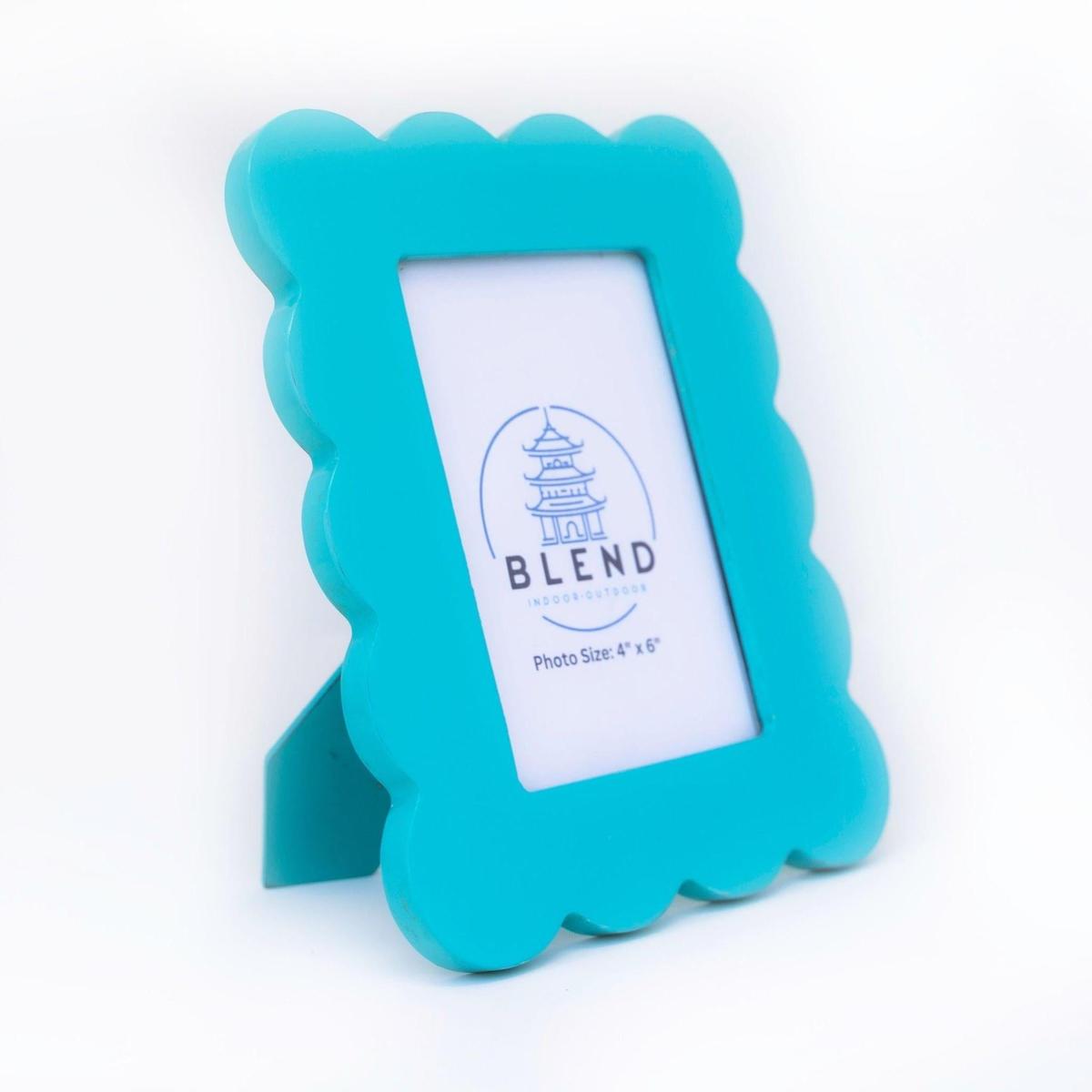 Scalloped Lacquer Photo Frame | 4x6 | 5x7
