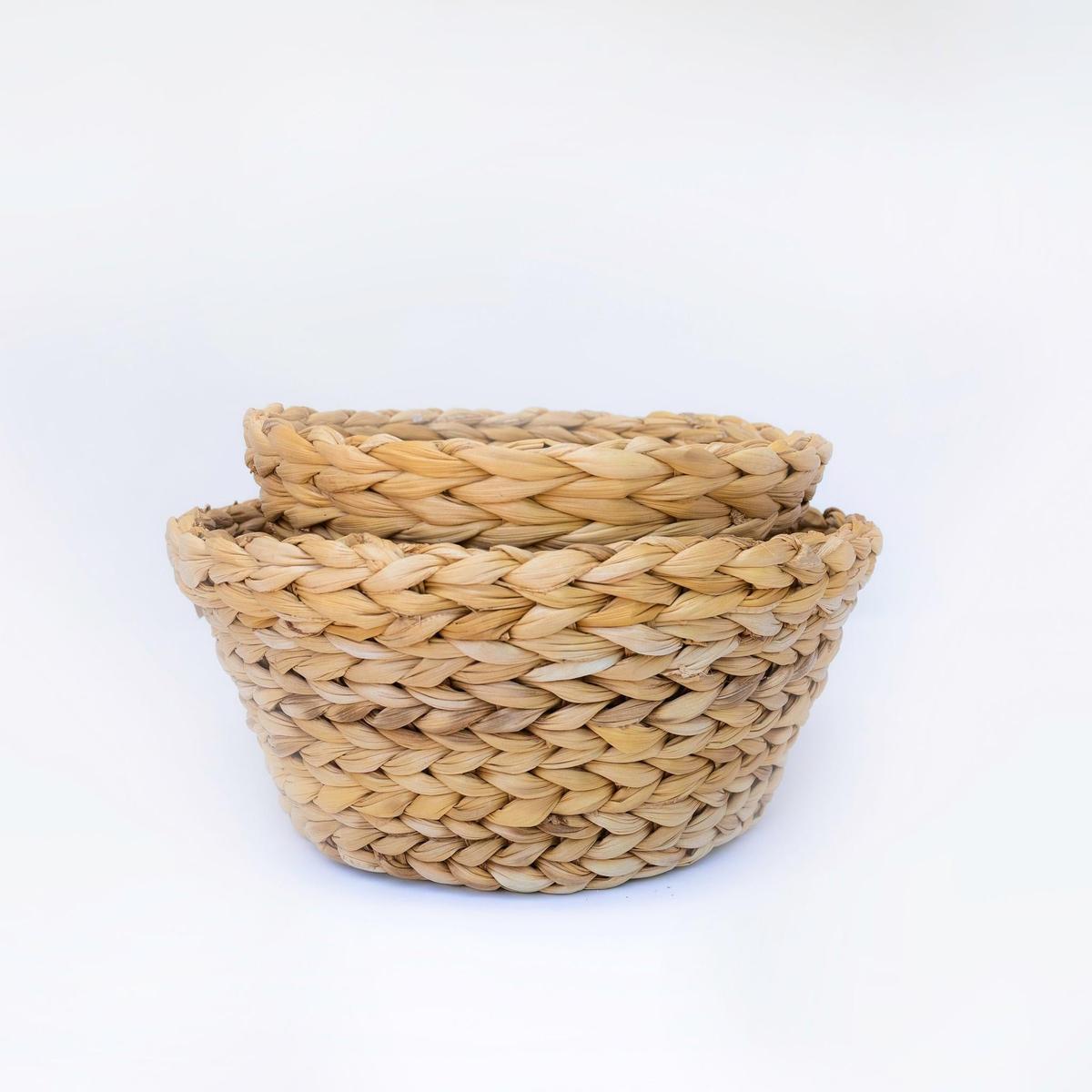 Tapered Banana Weave Planter | Decorative Cachepot Planter