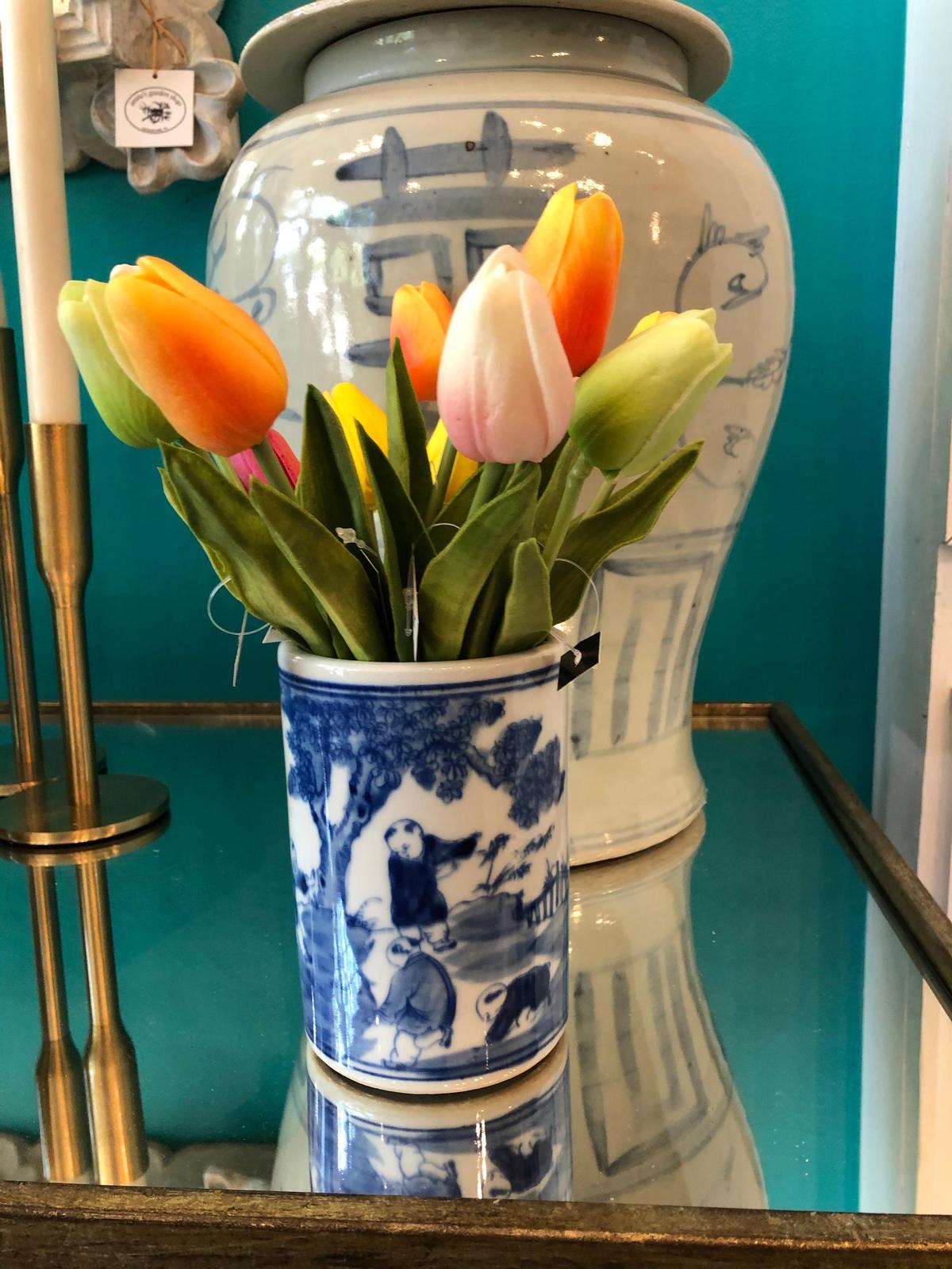 Blue & White Porcelain Pencil cup