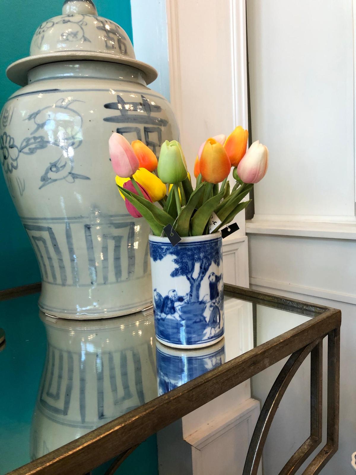 Blue & White Porcelain Pencil cup