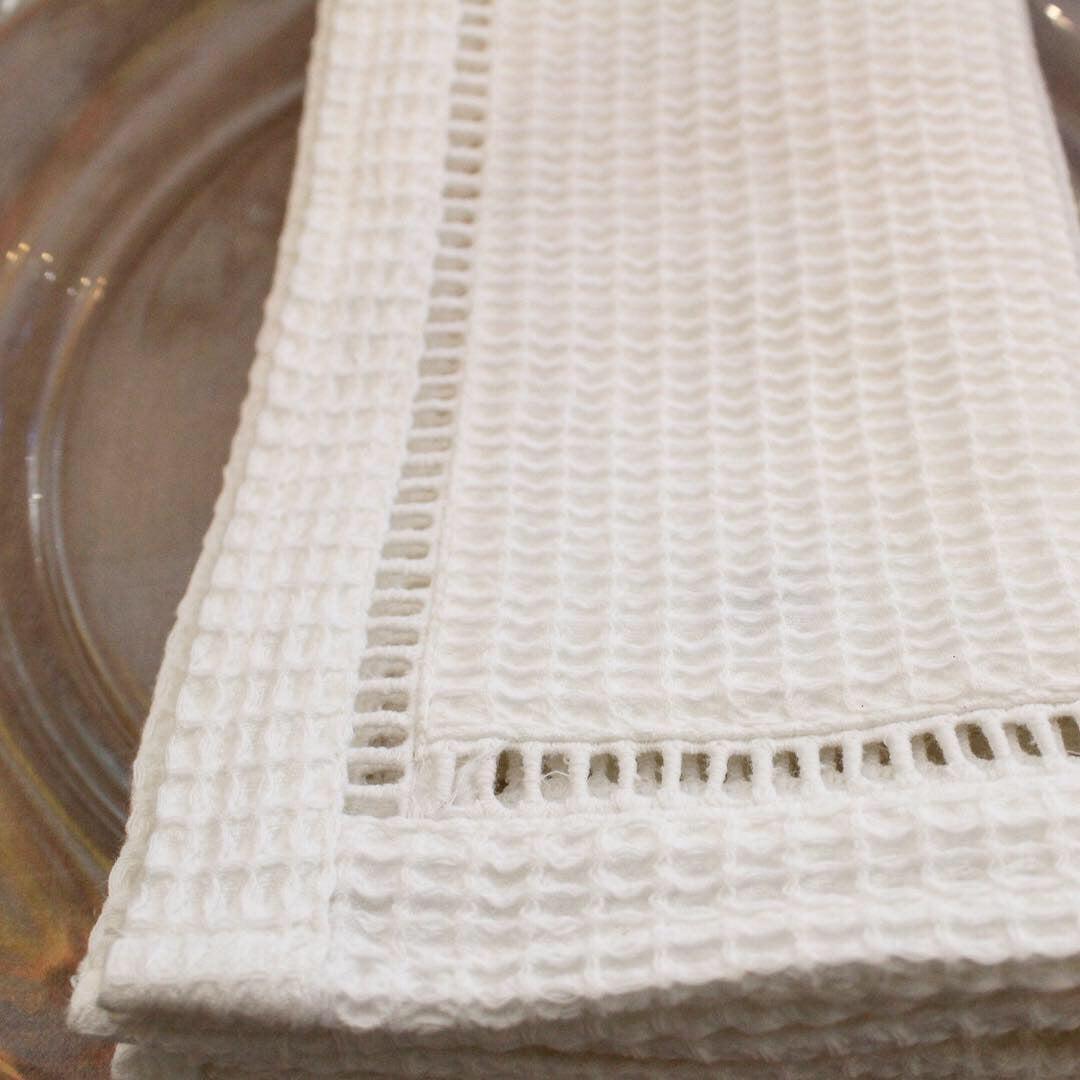 Classic Waffle Table Napkins | Set of 4