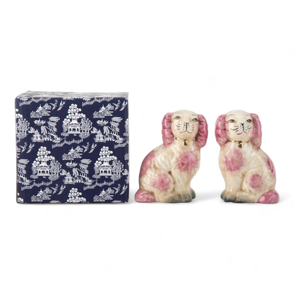 Mini Porcelain Staffordshire Dogs