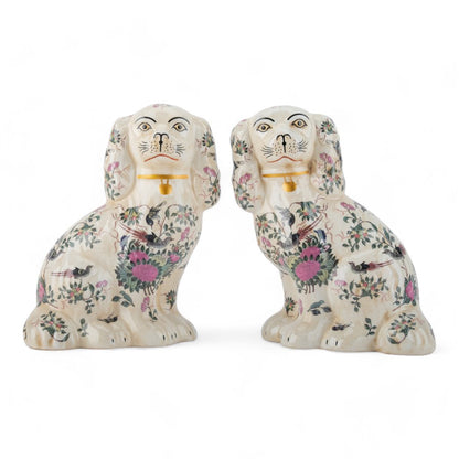 Large Porcelain Staffordshire Dogs