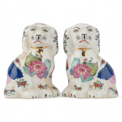 Mini Porcelain Staffordshire Dogs