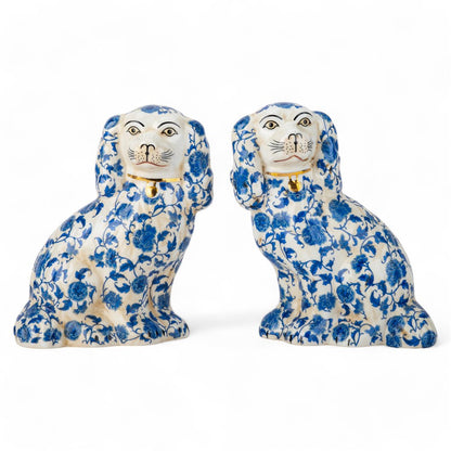 Large Porcelain Staffordshire Dogs