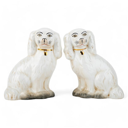Large Porcelain Staffordshire Dogs