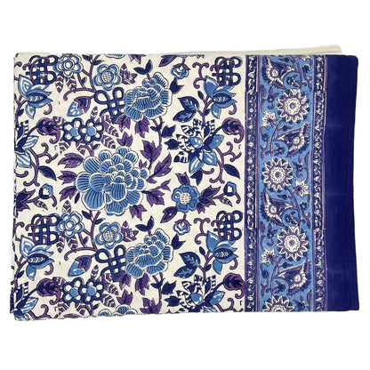 Block Print Cotton Tablecloth