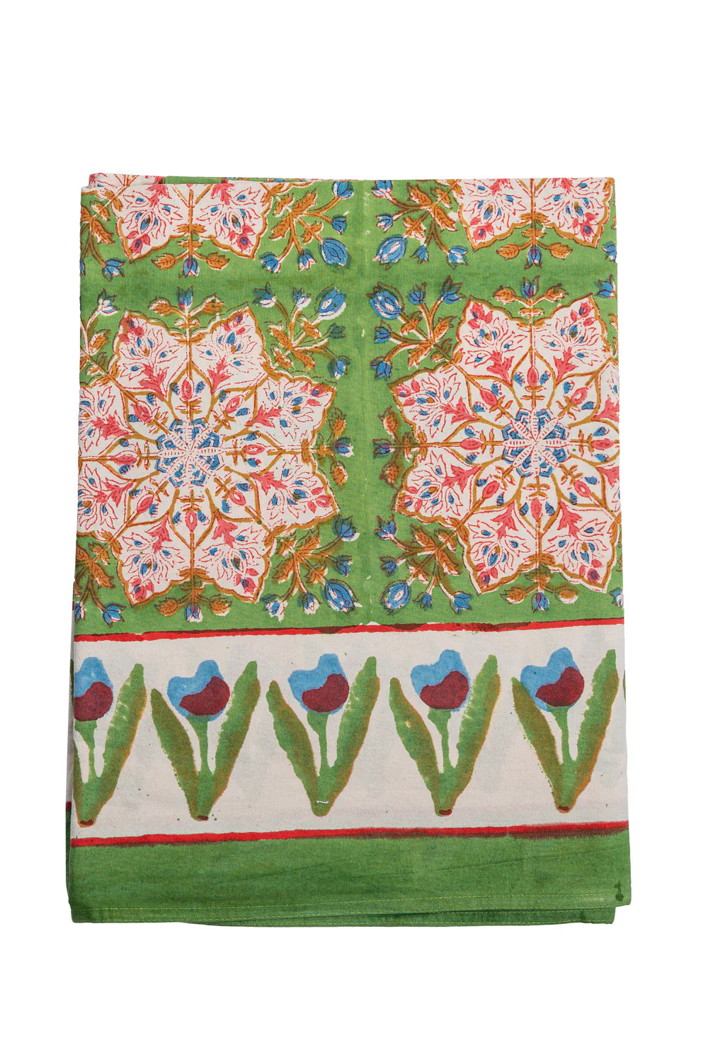 Block Print Cotton Tablecloth