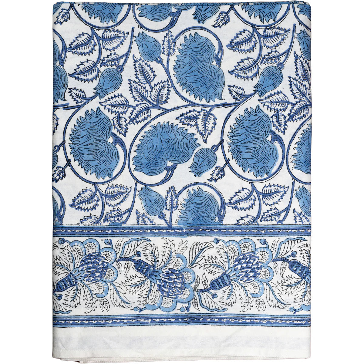 Block Print Cotton Tablecloth