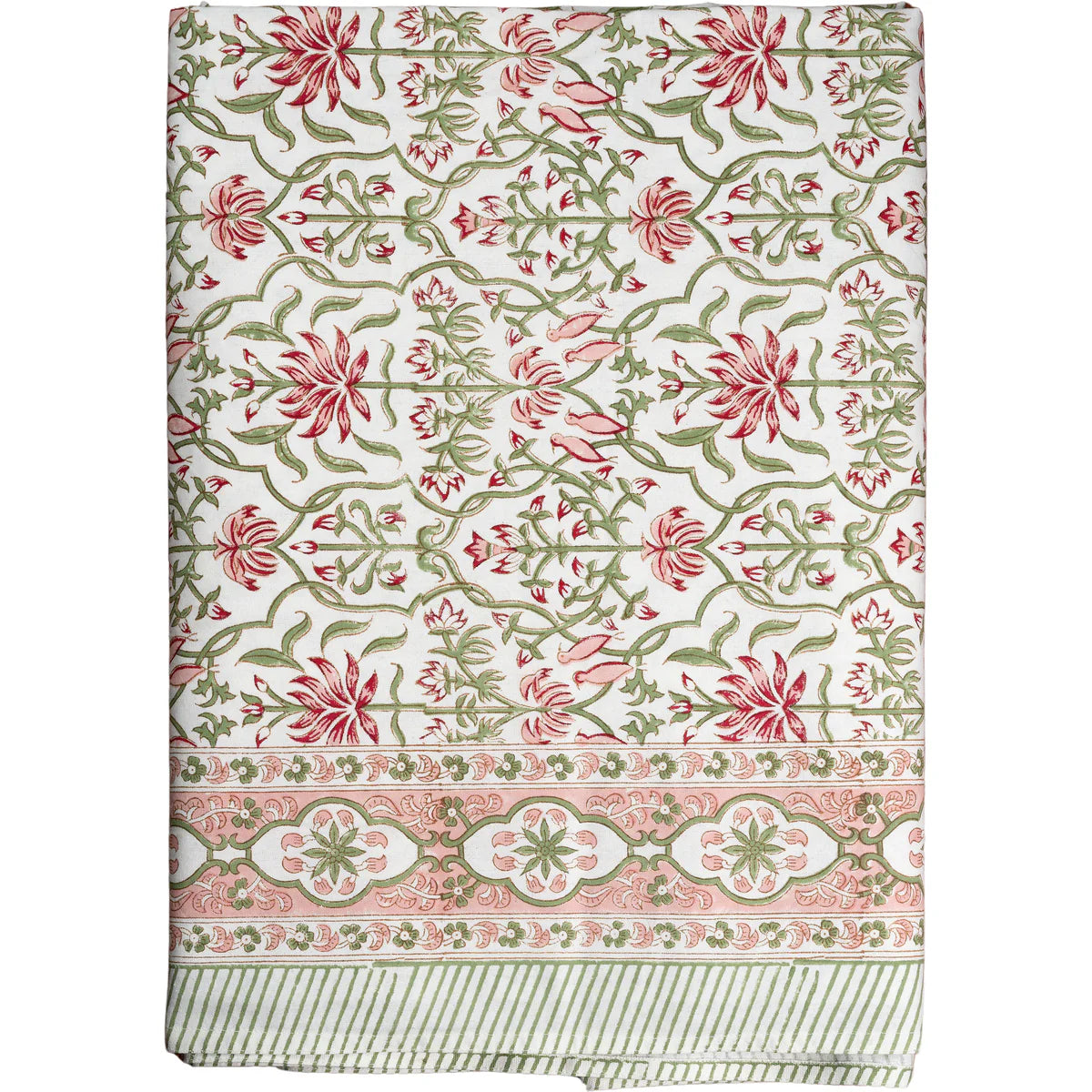 Block Print Cotton Tablecloth
