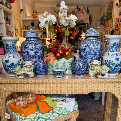 Green Willow Scalloped Footbath Planter