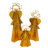 Load image into Gallery viewer, Gold Archangels Angel Votive Holder Figurine