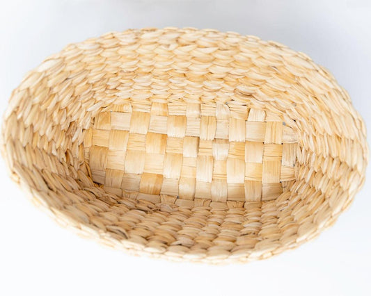 Banana Weave Oval Basket | Decorative Footbath Planter
