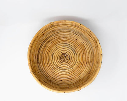 Classic Cane Planter Bowl | Decorative Tabletop Bowl