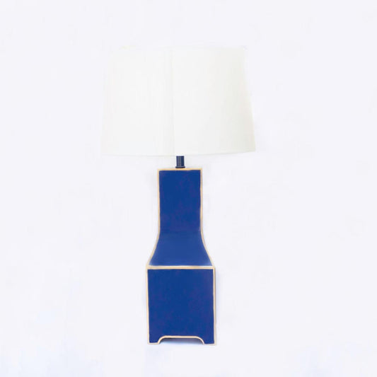 Classic Tole Lamp Base | Elegant Hand-painted Chinoiserie Style Lamp Base