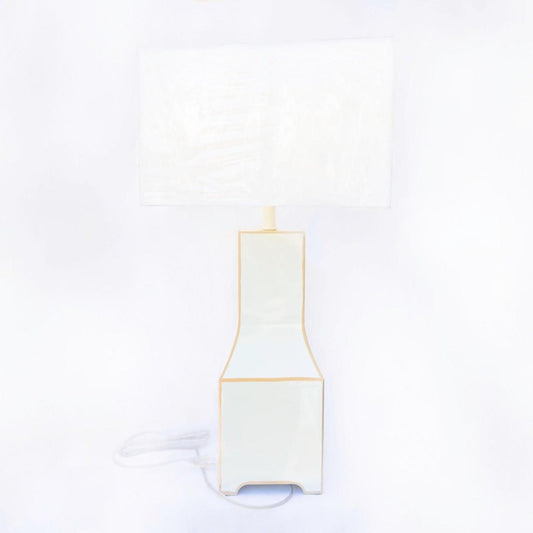 Classic Tole Lamp Base | Elegant Hand-painted Chinoiserie Style Lamp Base