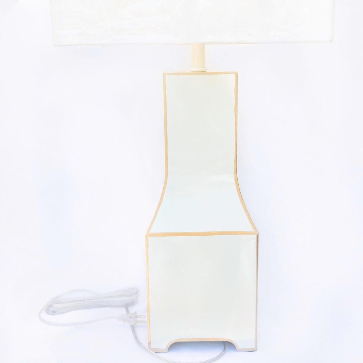 Classic Tole Lamp Base | Elegant Hand-painted Chinoiserie Style Lamp Base