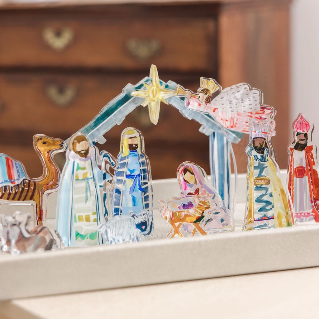 Lauren Dunn Collected Nativity complete scene