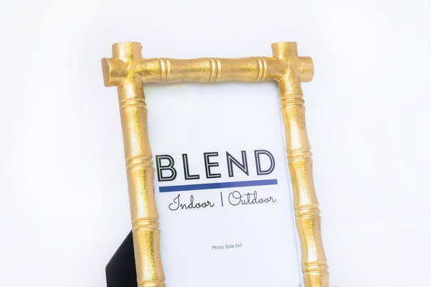 French Faux Bamboo Picture Frame | French Colonial Art Deco Indochine Frame | 5x7 | 4x6