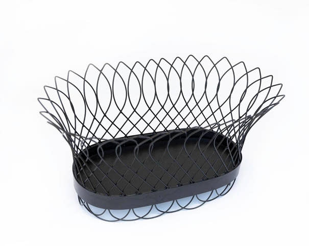 French Wire Planter | Metal Centerpiece | Elegant Garden Basket