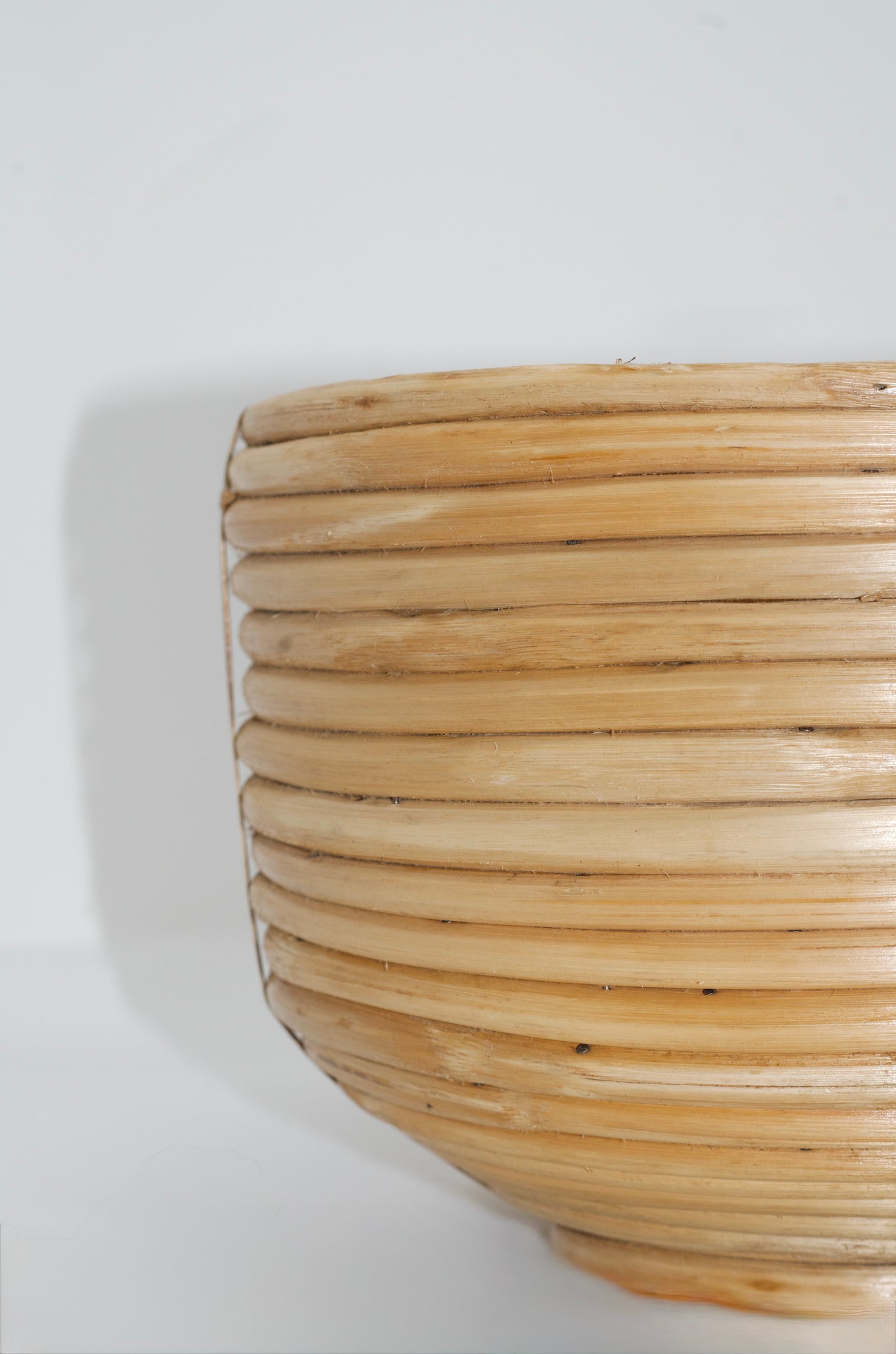 Footed Cane Bowl