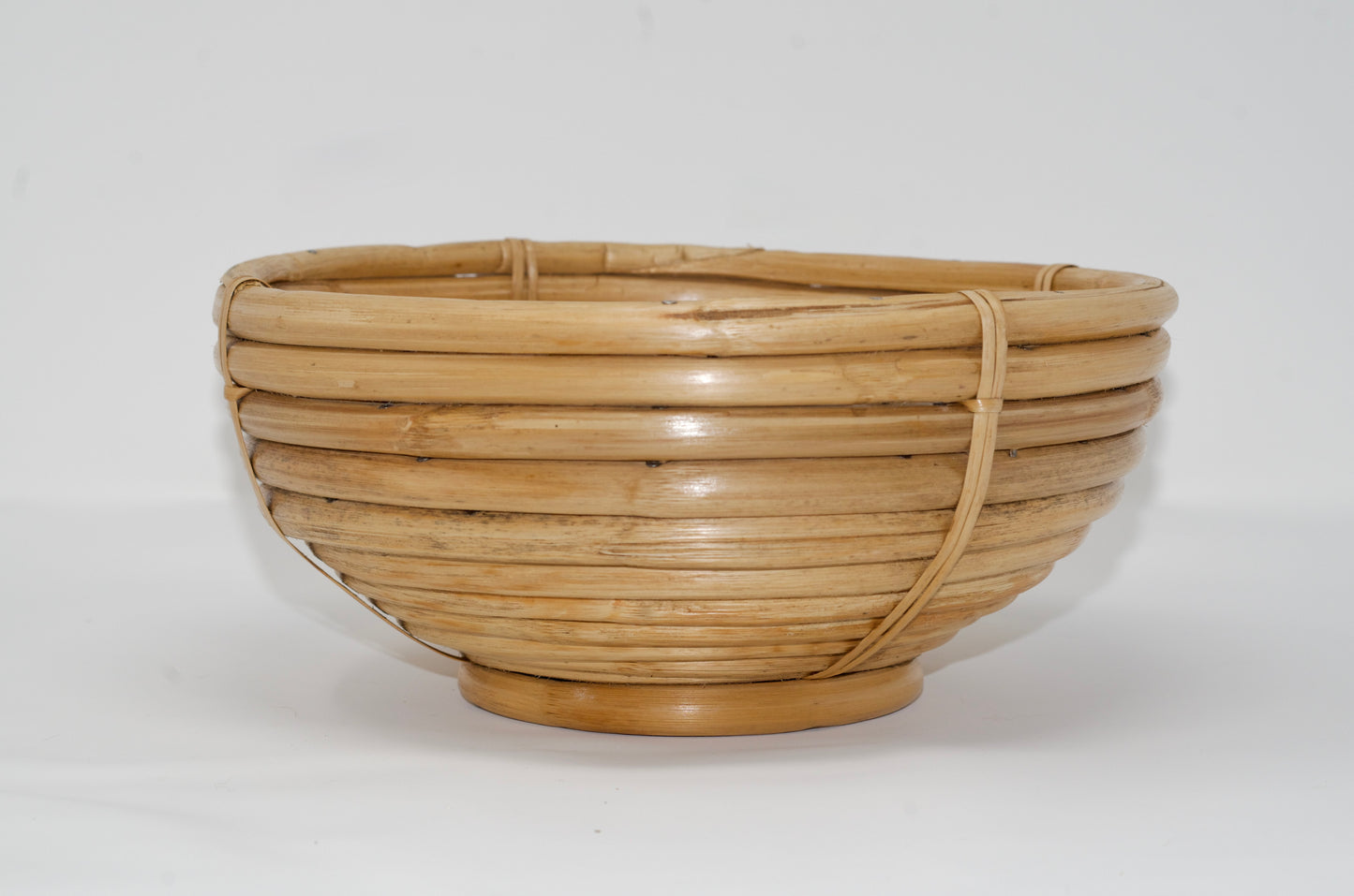 Footed Cane Bowl