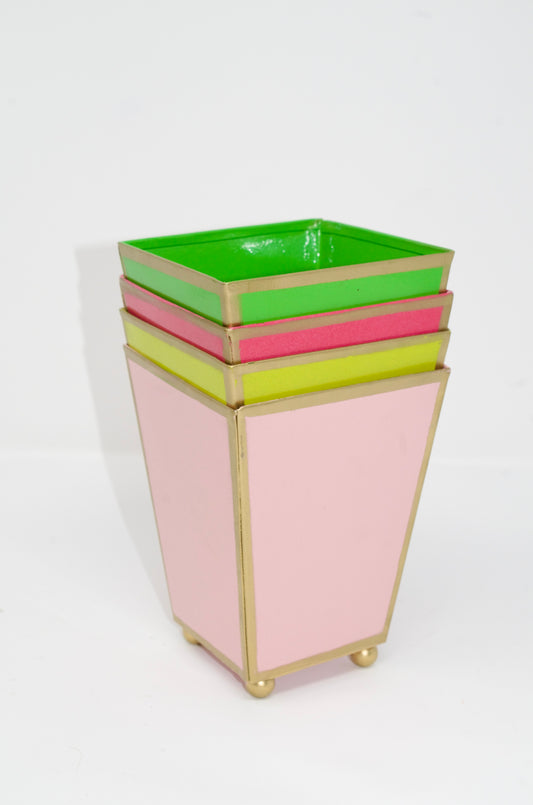 Tole Cachepot Planter