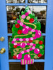 Christmas Tree Decorative Door Hanger - Hand Painted by Artist