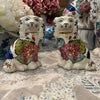 Tobacco Leaf Staffordshire Dogs