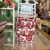 Lidded Chinoiserie Scented Candle