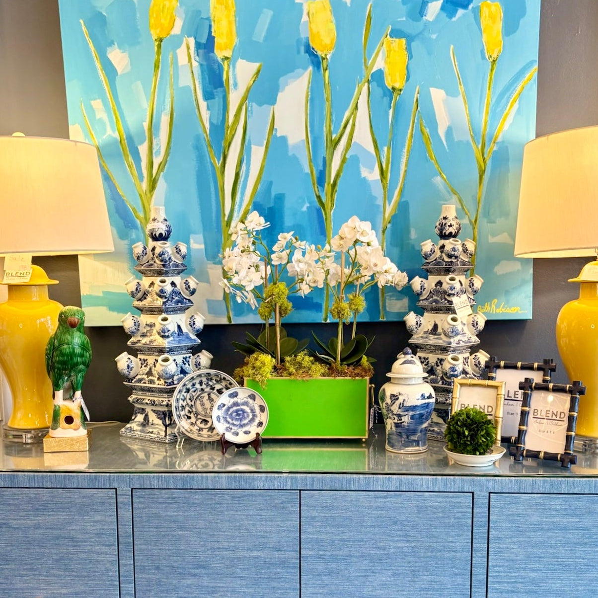 Tole Rectangle Planter