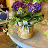 Classic Cane Planter | Handwoven Garden Cachepot