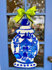 Temple Jar Pagoda Decorative Door Hanger - Hand Painted by Artist