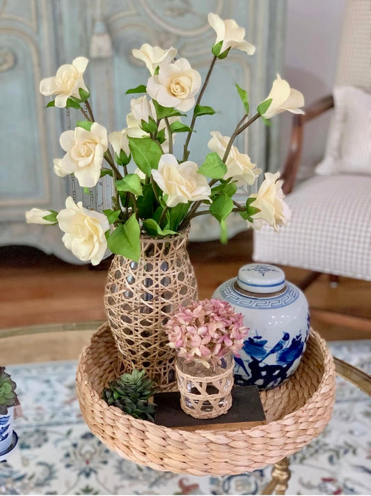 Banana Weave Tray | Handwoven Natural Serving or Styling Tray