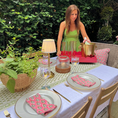 Scalloped Lacquer Tray