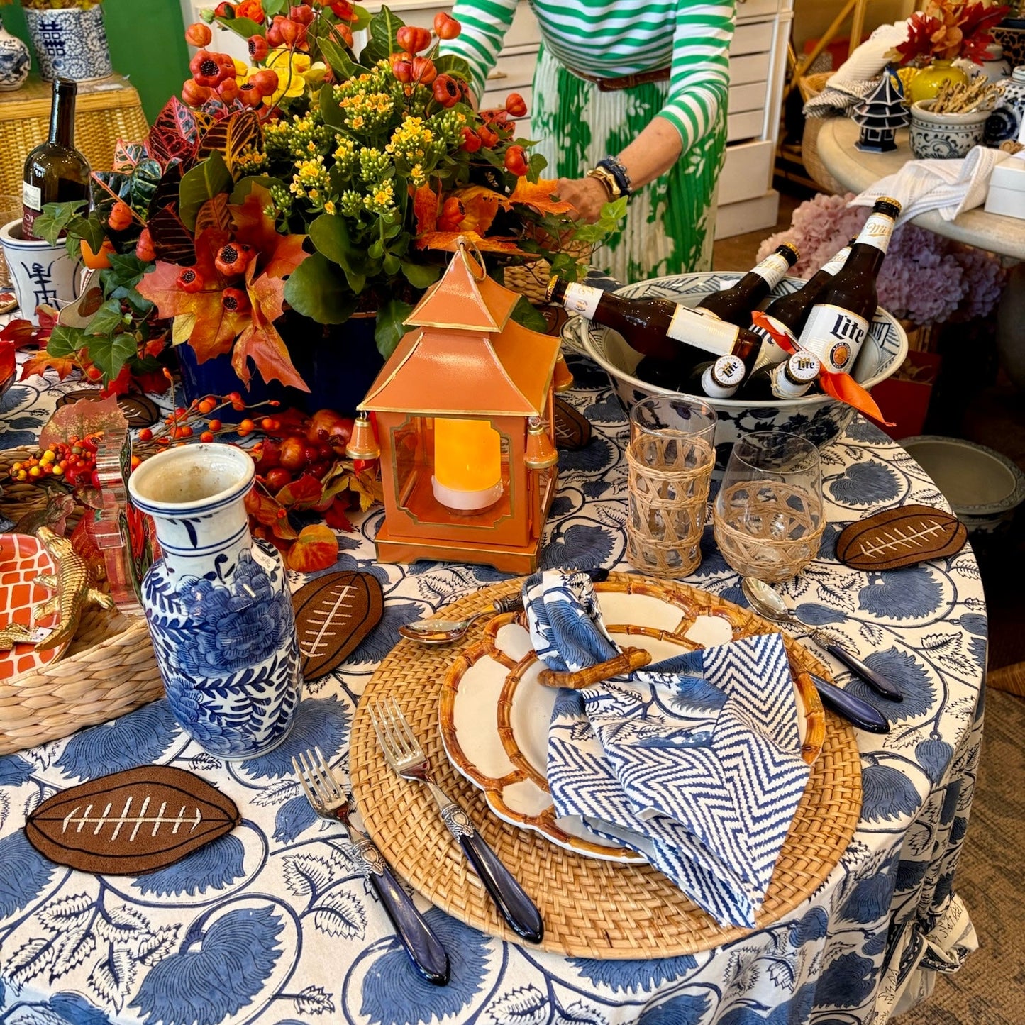 Woven Rattan Charger