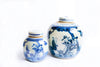 Blue & White Porcelain Wise Men Ginger Jar